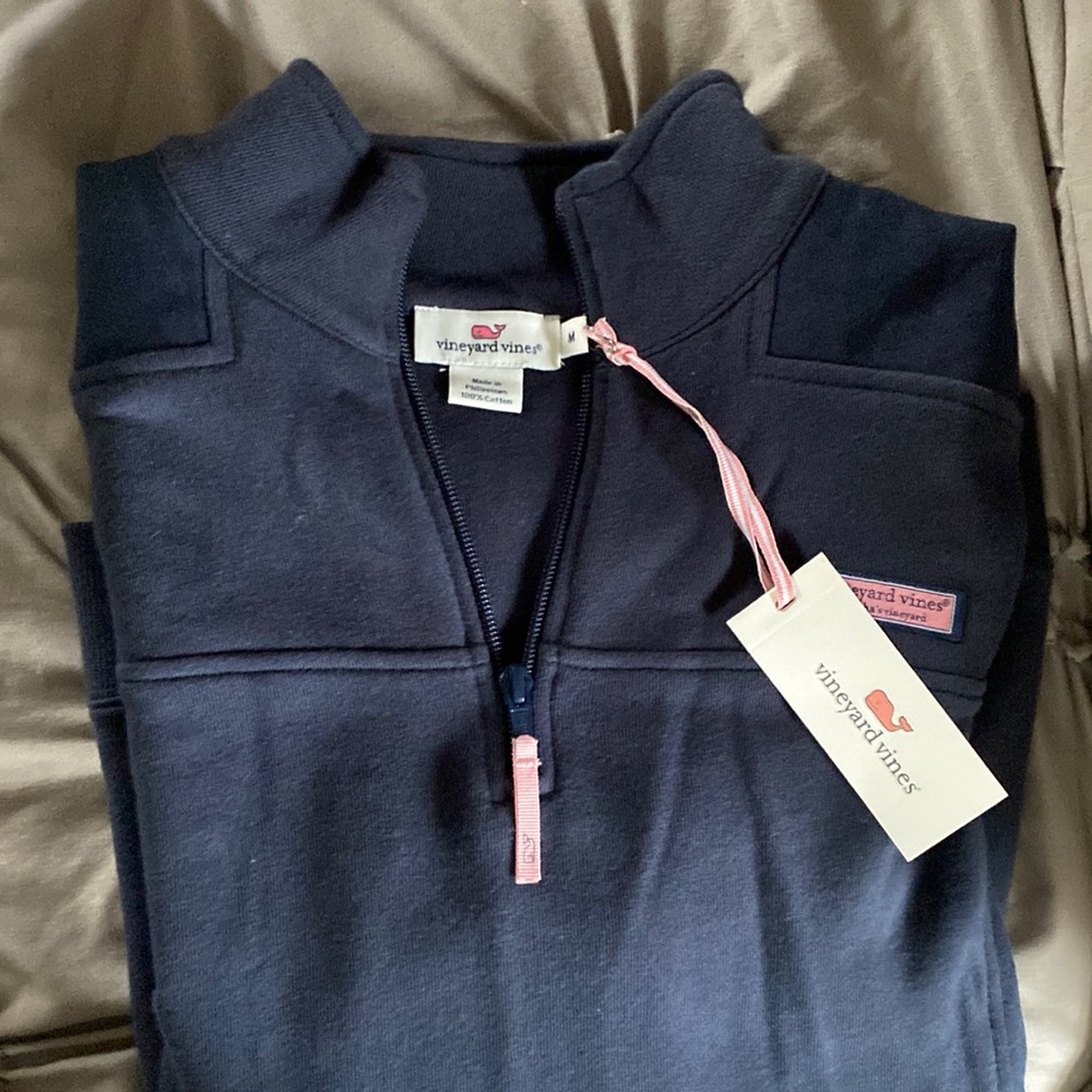 Vineyard fine zipper sweatshirt